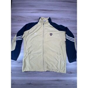 Vintage Adidas Notre Dame Fighting Irish ClimaWarm Fleece Zip Jacket 2XL Y2K EUC